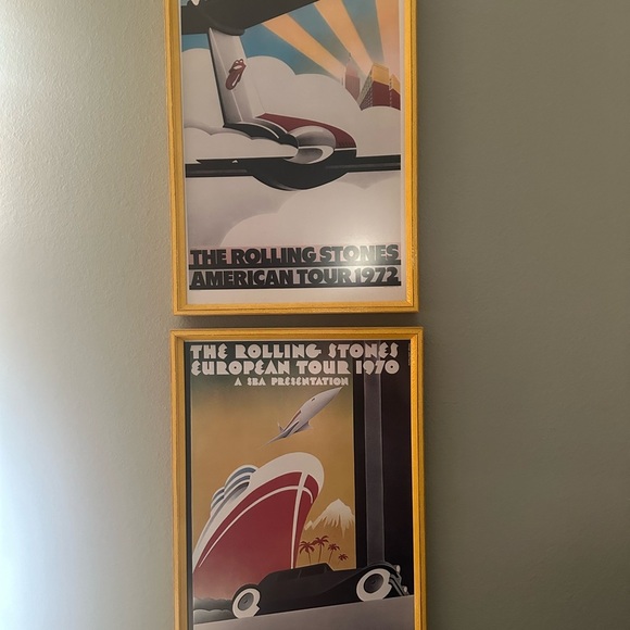 ROLLING STONES 1972 tour framed reproduction posters - Picture 4 of 9